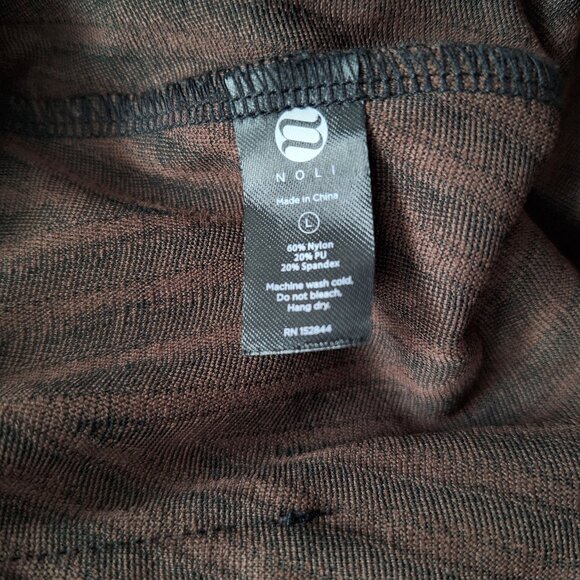 Noli Brown and Black Jacquard Hoodie - Picture 7 of 11